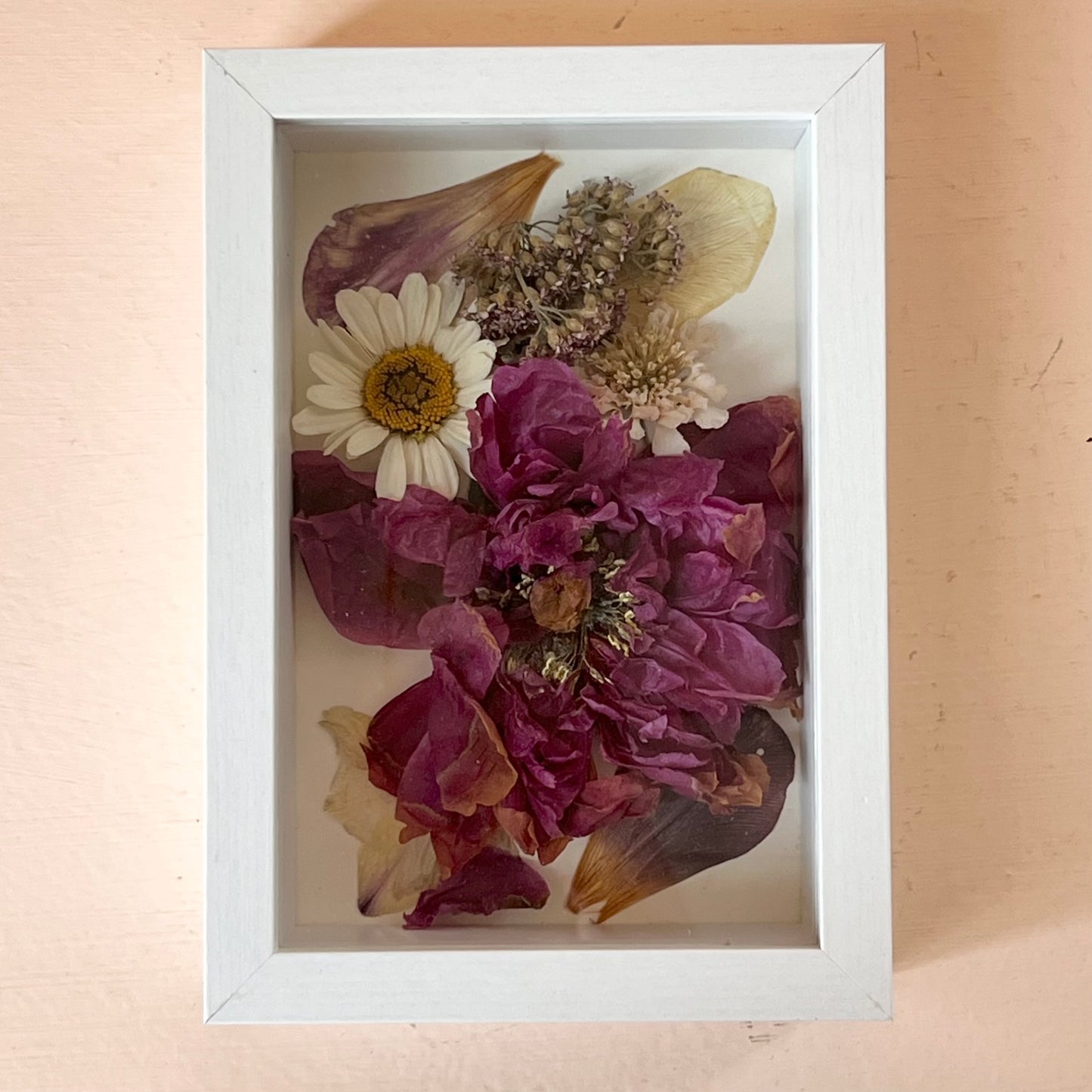 Dried Flower Shadow Box