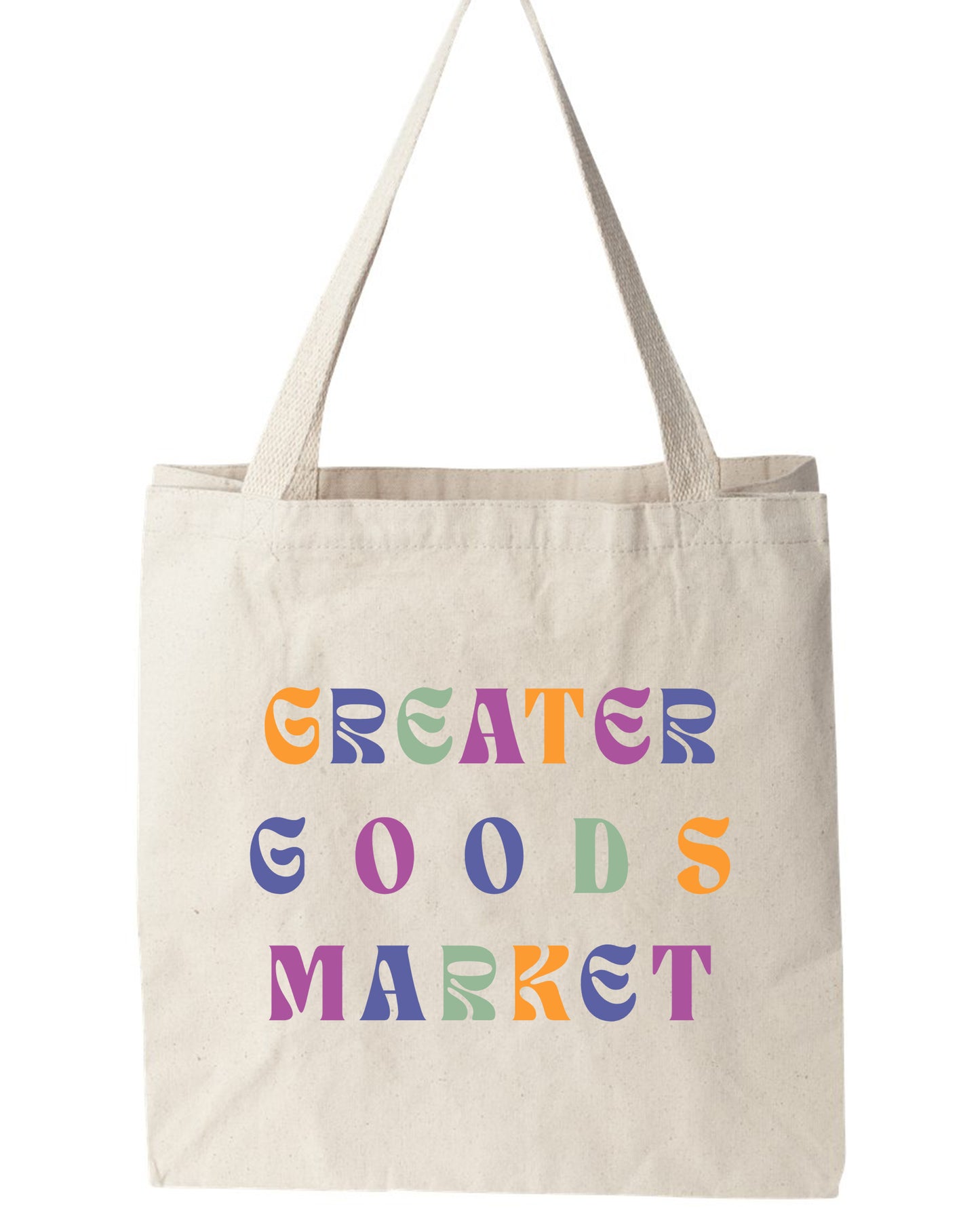 Greater Goods Market Tote Bag