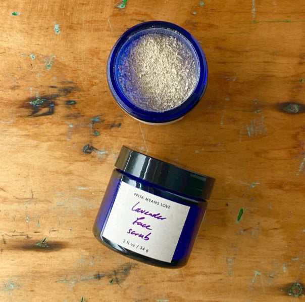 Lavender Face Scrub by Priya Means Love