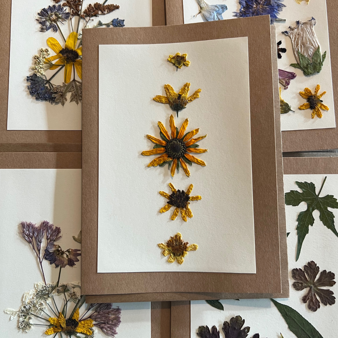 Pressed Flower Card