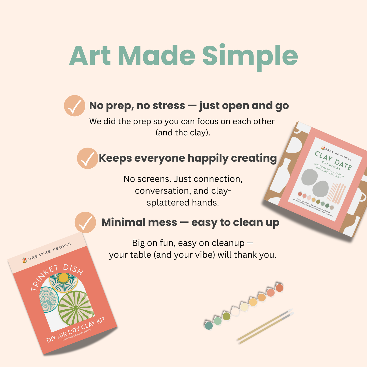 DIY Air Dry Clay Kit- Make Your Own Wind Chimes