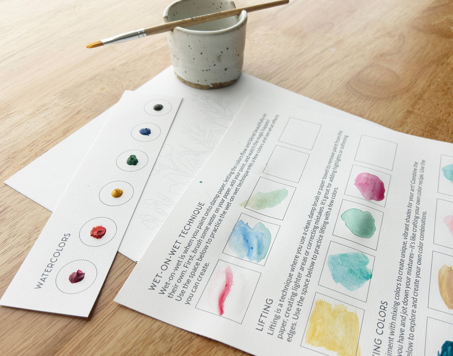 All-In-One Beginner Watercolor Paint Set - Desert Landscape
