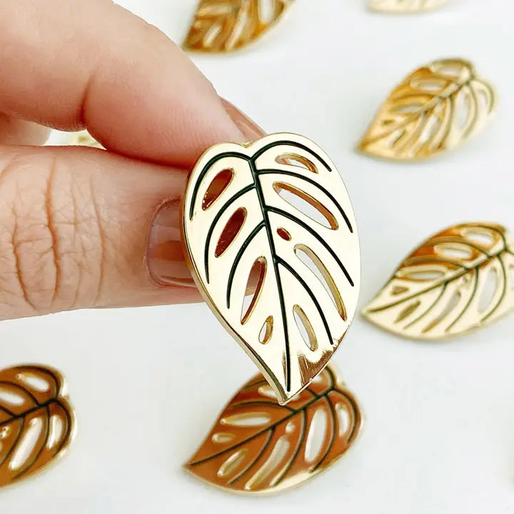 Monstera adansonii Lapel Pin