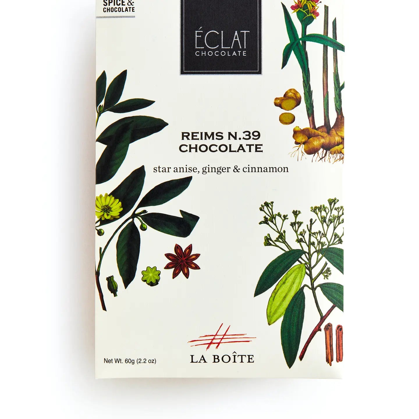 Reims N.39 Spice & Chocolate Bar by Éclat Chocolate
