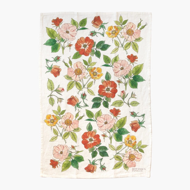 Wild Flowers | 100% Linen Tea Towel