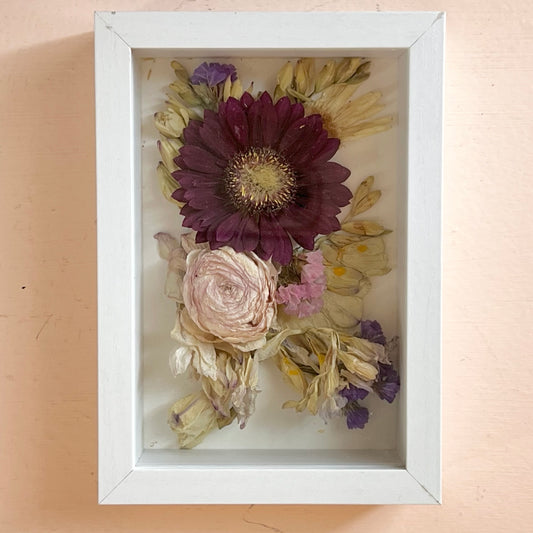 Dried Flower Shadow Box
