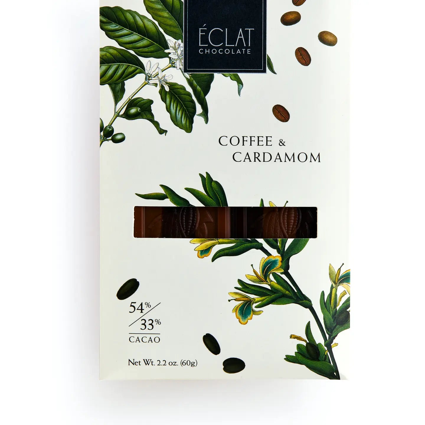Coffee & Cardamom Chocolate Bar by Éclat Chocolate