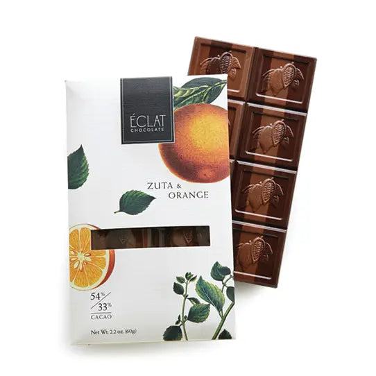 Zuta & Orange Chocolate Bar by Éclat Chocolate