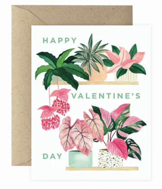 Valentines Plant Shelf Card by Paper Anchor Co.