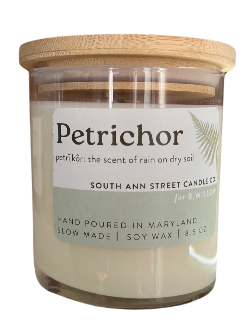 Petrichor Candle, B.Willow x South Ann Candle Co.