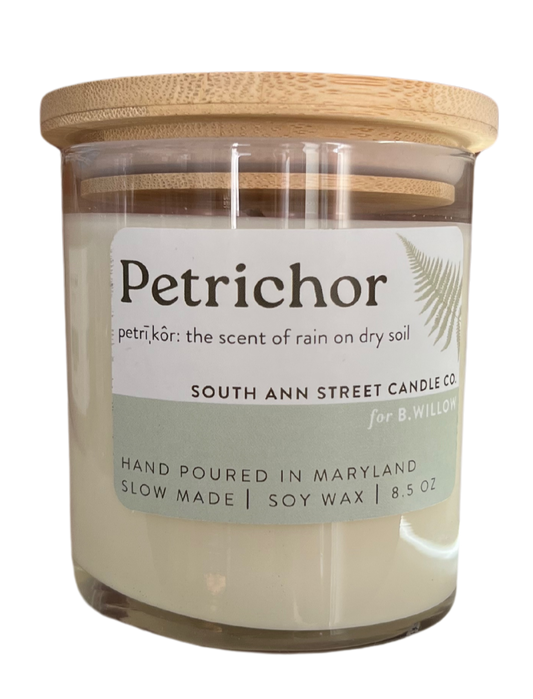 Petrichor Candle, B.Willow x South Ann Candle Co.