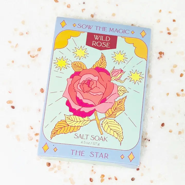 The Star Salt Soak in Wild Rose