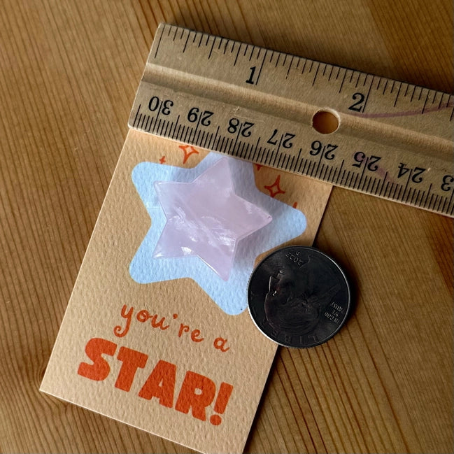 "You're A Star!" Star Mini Crystal Greeting Card