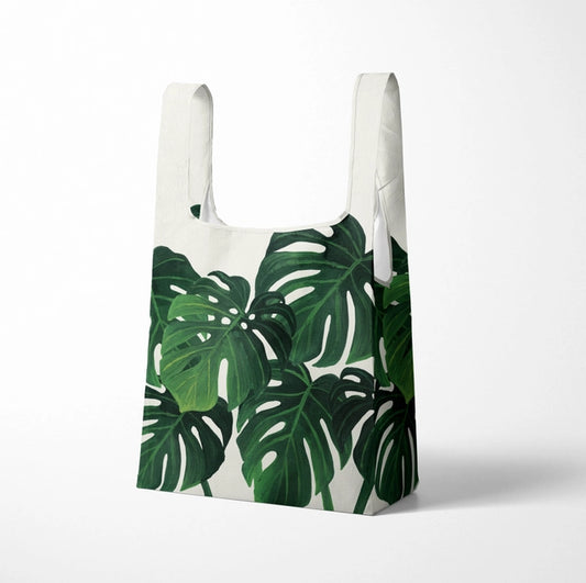 Monstera Reusable Shopping Bags