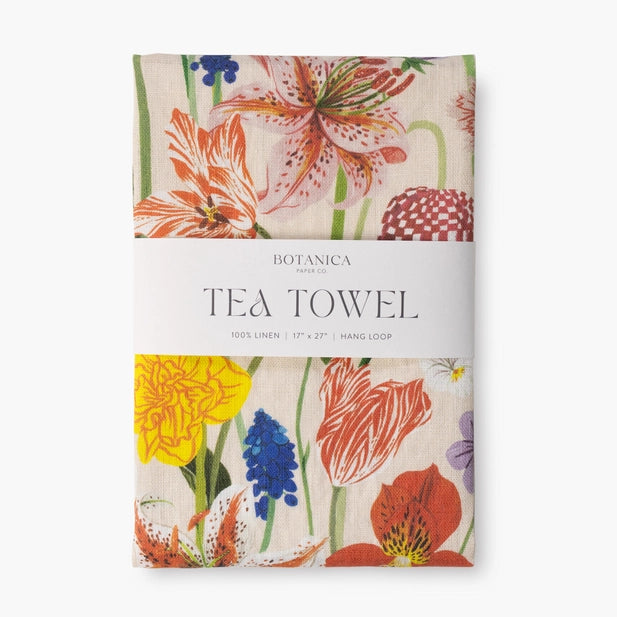 Spring | 100% Linen Tea Towel