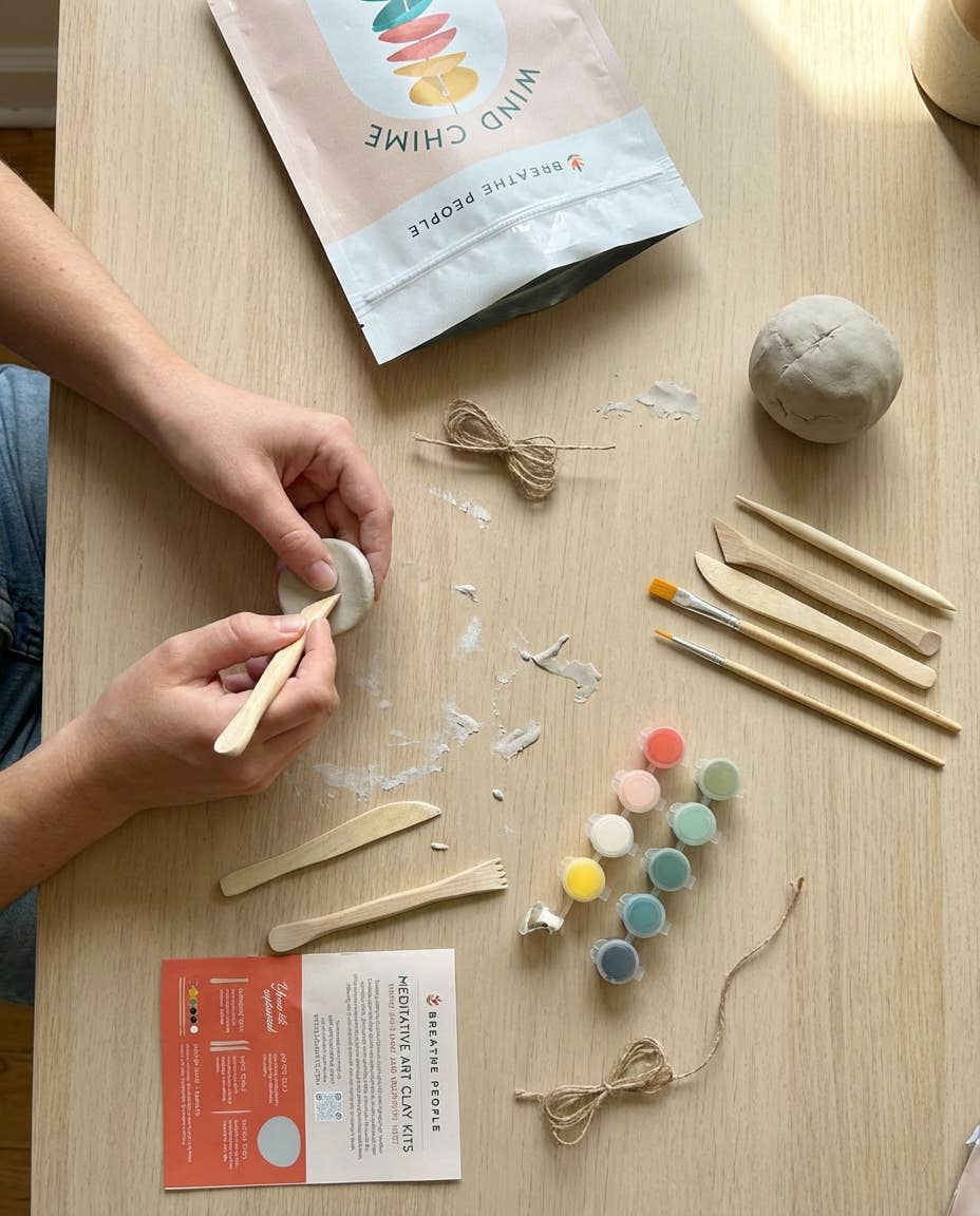 DIY Air Dry Clay Kit- Make Your Own Wind Chimes