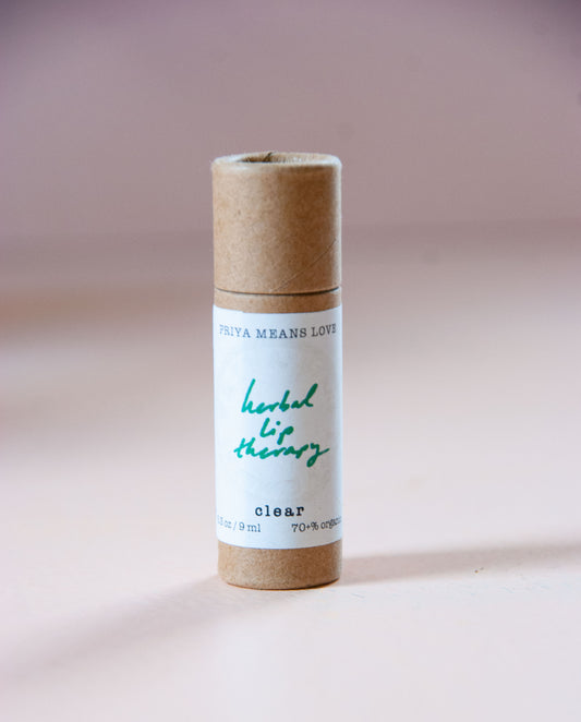 Herbal Lip Therapy (clear) by Priya Means Love